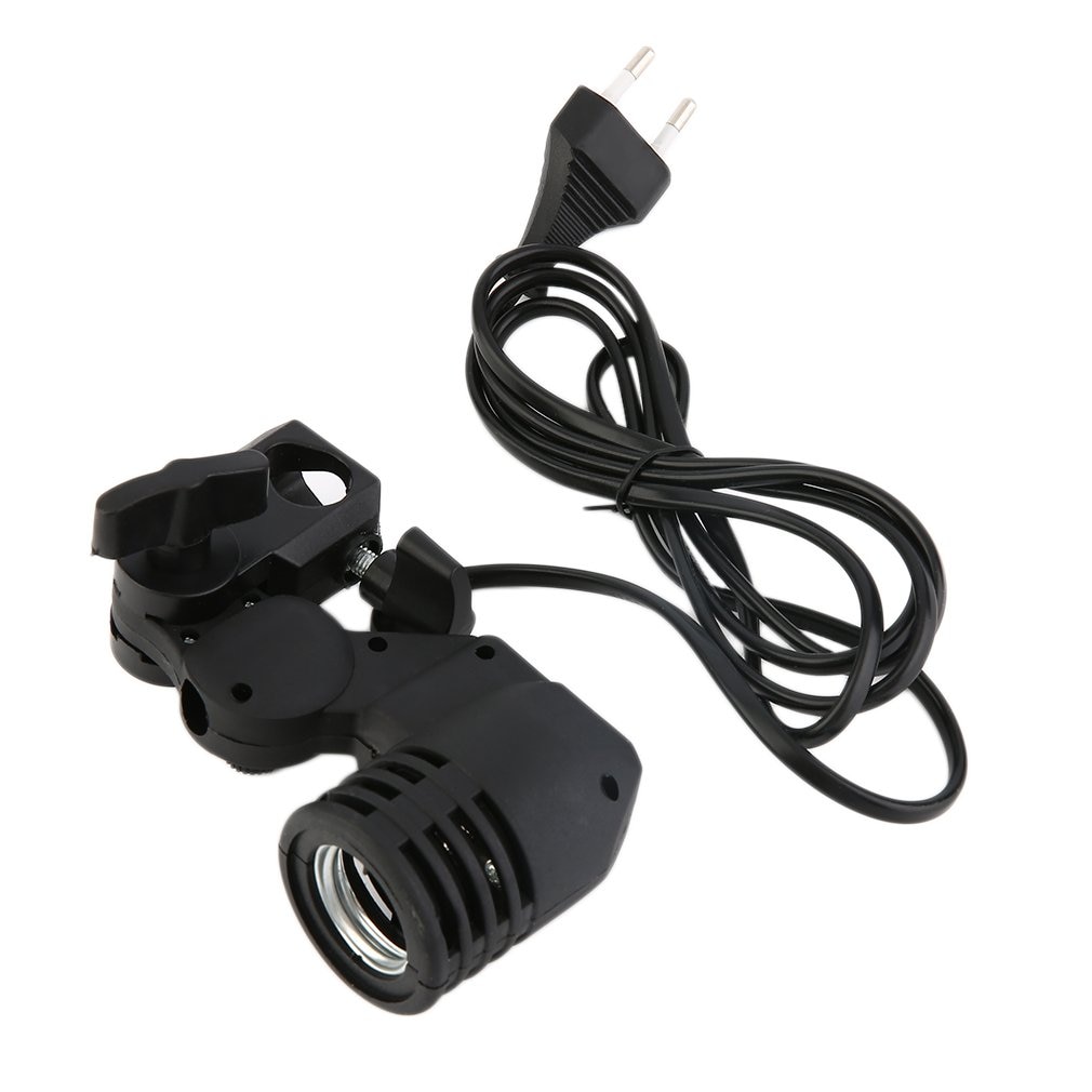 In Voorraad! Lamphouder E27 Socket Flash Photo Verlichting Lamp Holder Voor Fotografie Studio Us/Eu Plug