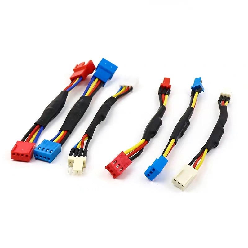 10 sztuk/partia rezystor wentylatora kabel 3 / 4 Pin męski na 3 / 4Pin złącze żeńskie zmniejszyć PC CPU wentylator prędkości hałas rezystor spowolnić kabel
