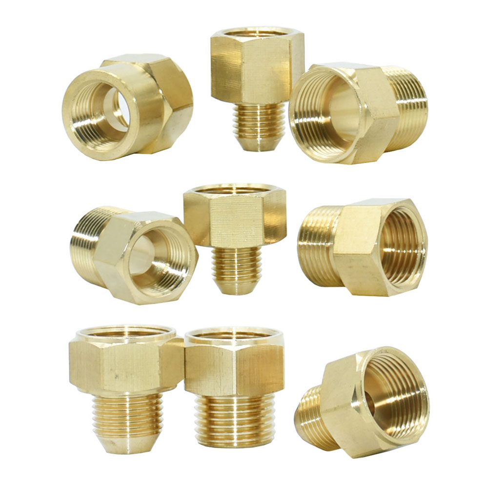 Latão 1/2 "3/4" 1 "macho fêmea rosca conector reduzindo acoplador acessórios de cobre conectores de tubo adaptador de torneira de água