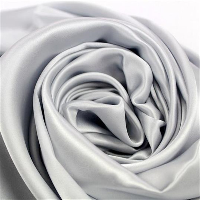 Zijde Charmeuse Satijnen Stof 19momme 44inch Glad Gevoel Organische Originele Textiel Zijde Hertogin Satijn Stof voor Dame Kleding: 10 grey
