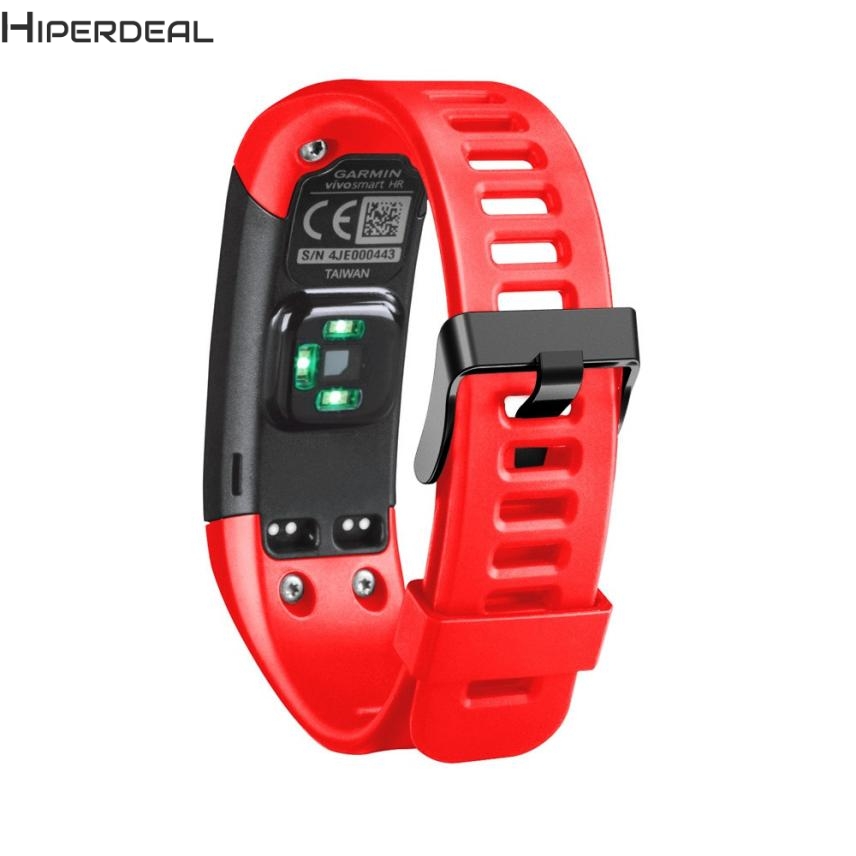 HIPERDEAL Neue Ersatz Weichen Silikon Armband Armband Armband Für Garmin Vivosmart HR 17Dec21