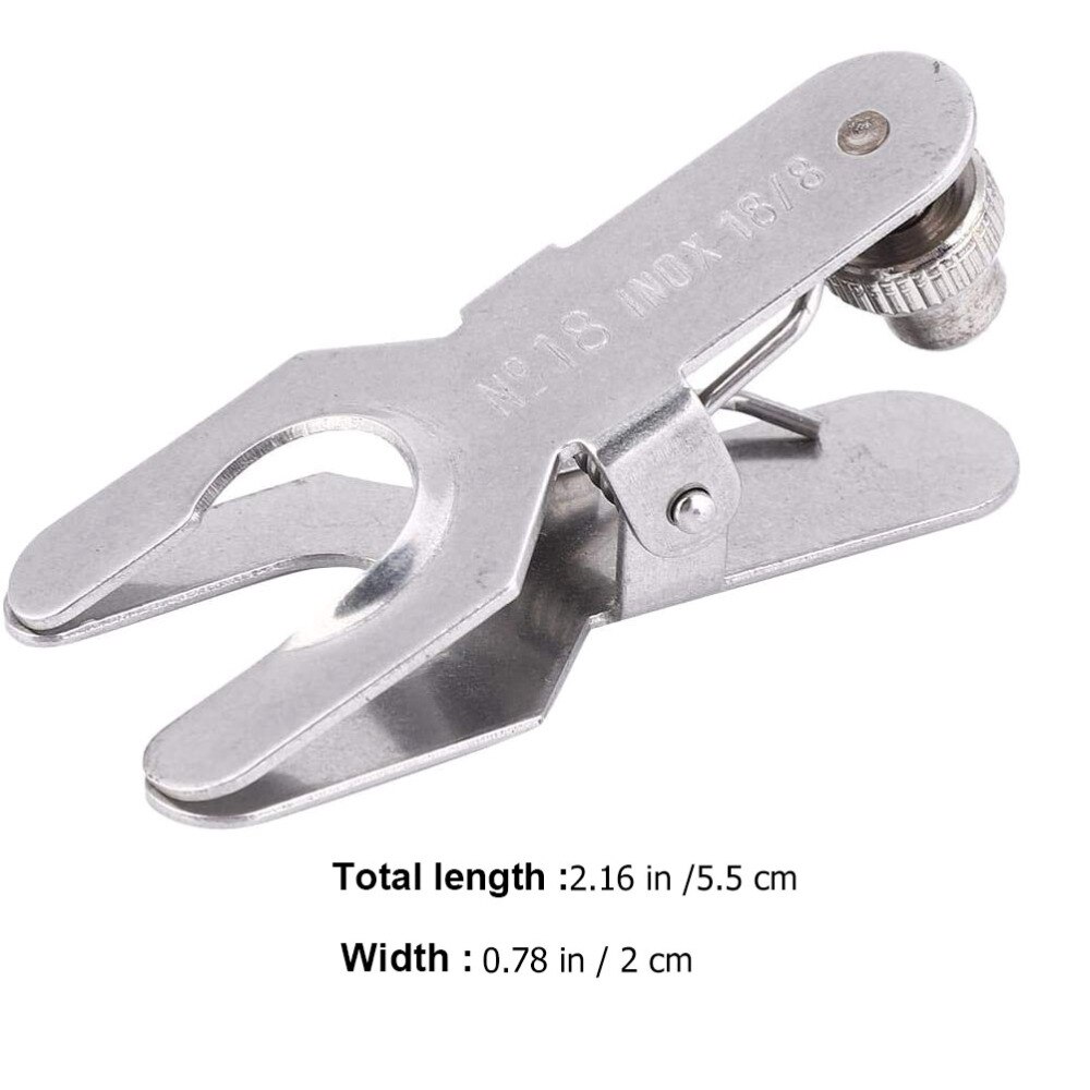 Pinza de sujeción esférica de laboratorio, abrazadera de Metal de junta esférica de acero inoxidable, 1 ud.