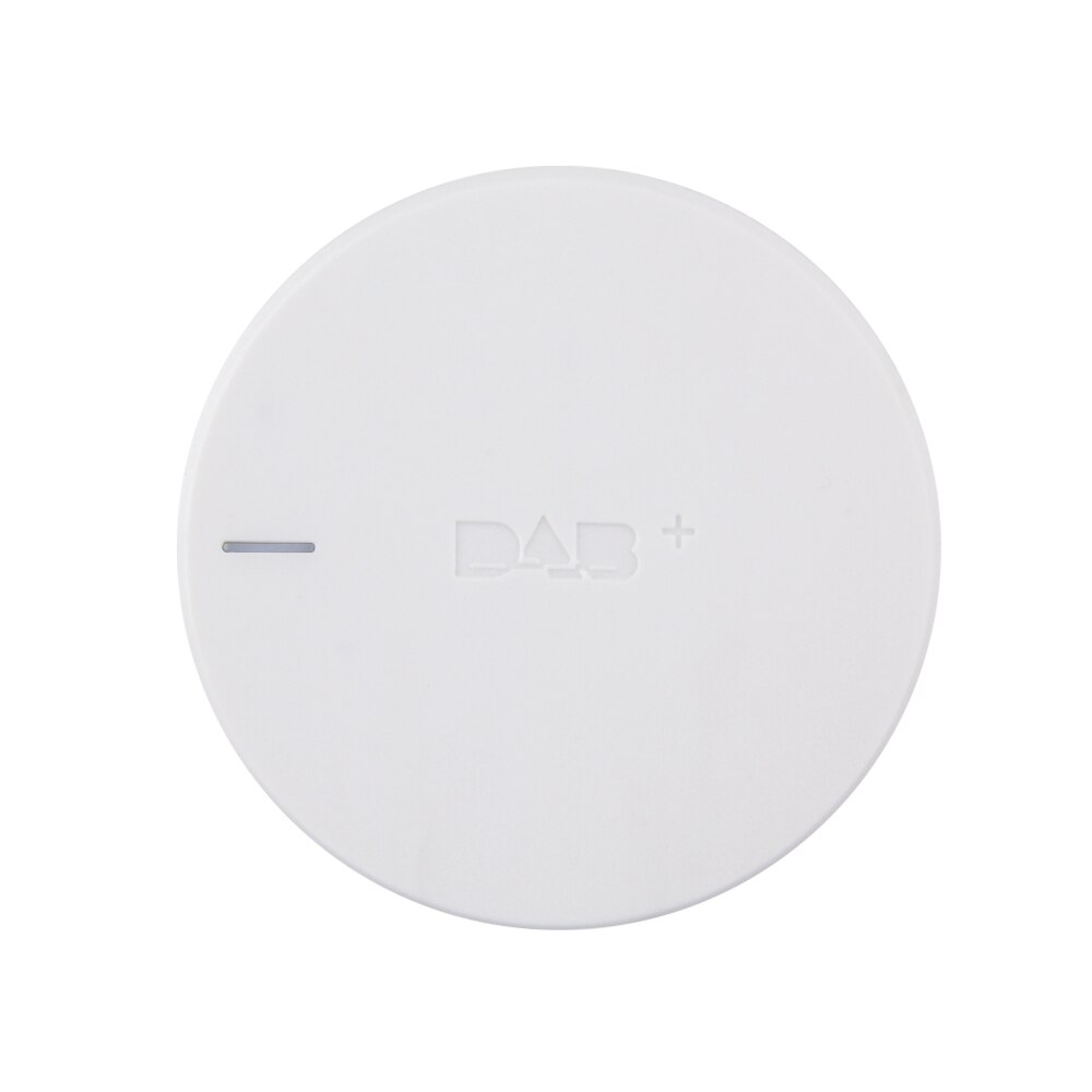 Dab + 008 Doos Auto Radio Digitale Audio Broadcasting Ontvanger Dab + Box Tuner Ontvanger Autoradio Voor Autoradio W/Versterkte Antenne: WHITE