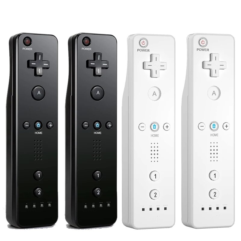 Télécommande Compatible Nintendo Wii Console manette de jeu sans fil contrôleur Nunchuck télécommande Joystick Joypad en option