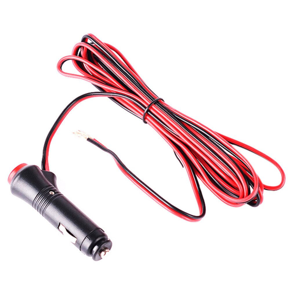 3 M 12 V Zware Rode LED Indicator Auto Mannelijke Sigarettenaansteker Verlengkabel Socket Plug Connector Op/Off Schakelaar