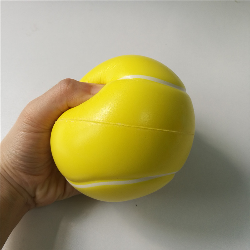 Leksaker tennis stressboll mjukt skumgummibollar squeeze squishy stress relif leksaker för barn barn 6.3cm/10cm