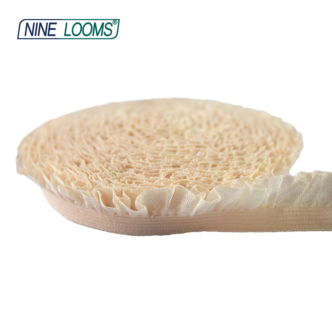 Cintas elásticas de encaje con volantes brillantes, cintas de LICRA con volantes de 5/8 "y 15mm, correas de lencería, vestido de tutú, manualidades de costura, 2, 5 y 10 yardas: Zinc envejecido / 2M