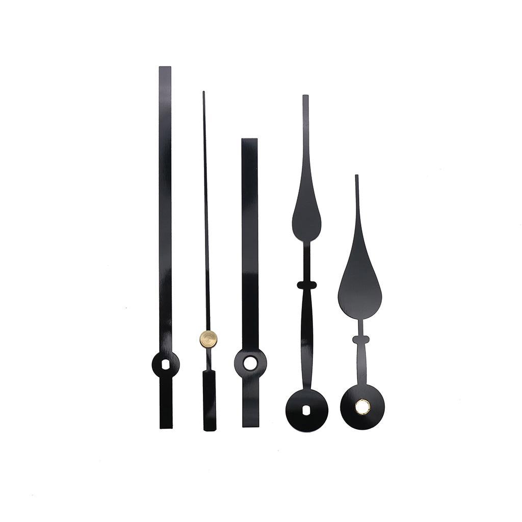 12888 High Torque Wall Clock Movements with 5 Different Size Clock Hands, DIY Repair Parts Replacement