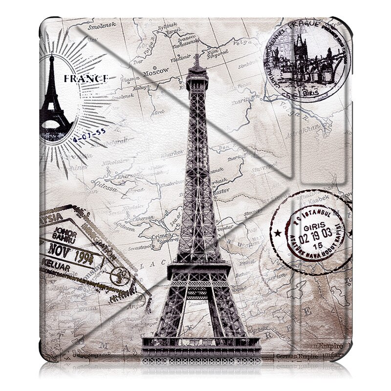 Pu Leer Vouw Magnetic Stand Cover Voor Kobo Libra H2o Tablet Case Voor Kobo Libra H20 7-Inch case: FGTT
