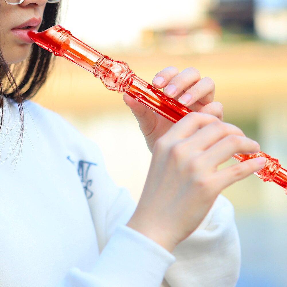 1pcs 8 Hole Treble Flute Long Flute ABS Non-toxic Clarinet Beginner Flute Woodwind Instruments Music Education for Children Kid