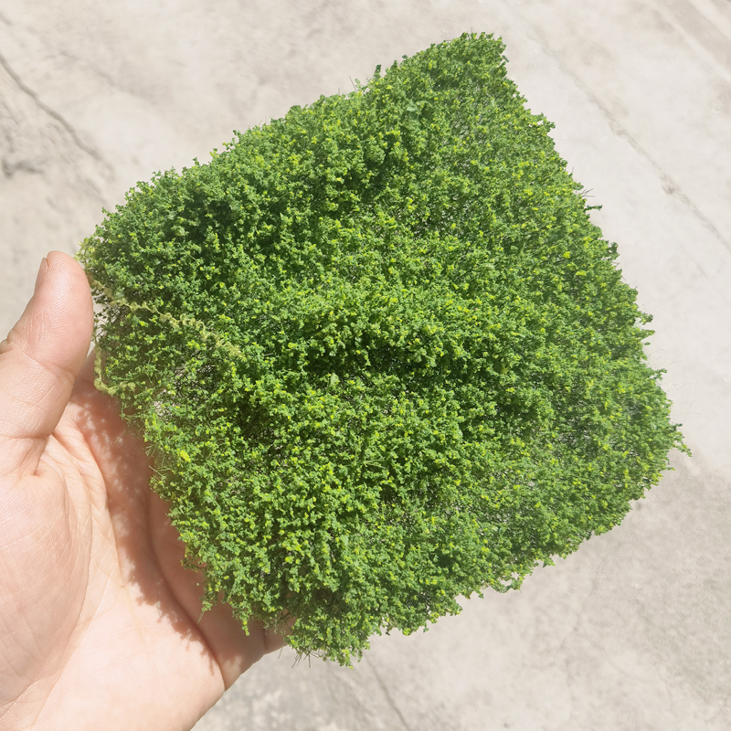 Simuleringsmodell gress plen håndrevne blomsterklaser modellbygging hagedekorasjon gjør-det-selv-materialer modell forstad vegetasjon: Oransje