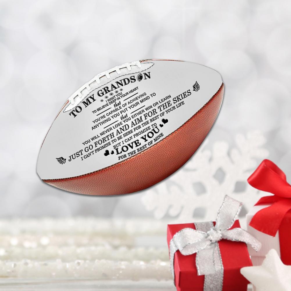 High Performance Match Rugby Ball Sport Accessory Blessings Word Small High Strength Inflatable Rugby Ball