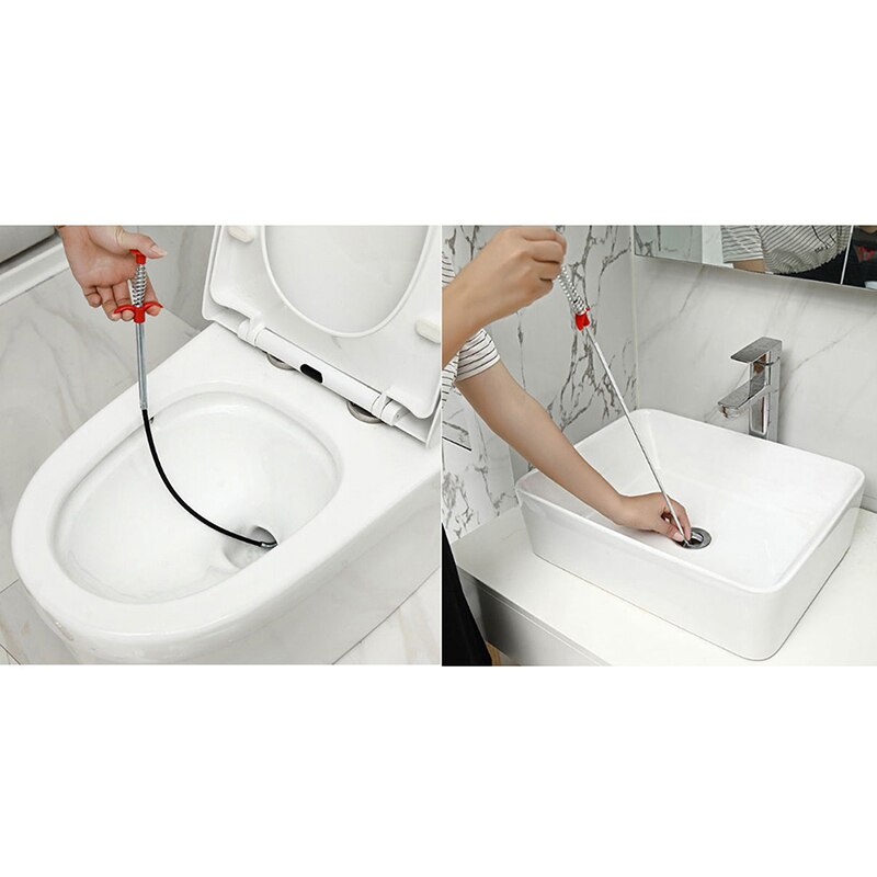 160cm rörmuddringsverktyg dräneringsorm avloppsrengöringspinnar täppborttagningsmedel rengöringsverktyg hushåll för kök (85cm finns)