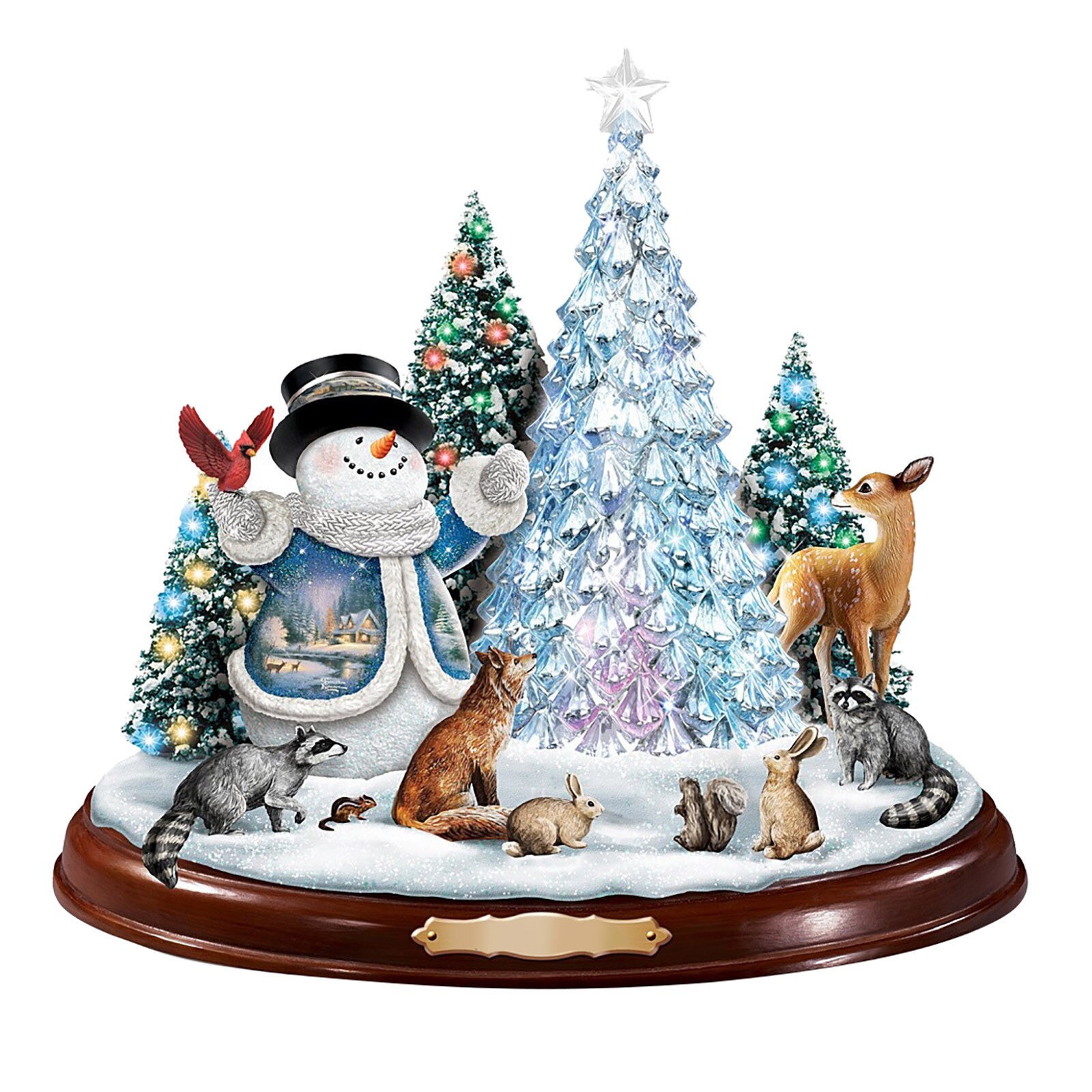Christmas Tree Rotating Sculpture Train Decorations Paste Window Paste Stickers Christmas Decorations for Home Adesivos de pared