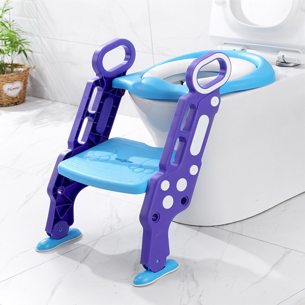 Baby Wc Opvouwbare Baby Zindelijkheidstraining Achterbank Met Verstelbare Ladder Voor Jongens En Meisjes Draagbare Veiligheid Potje Sofa Kussen