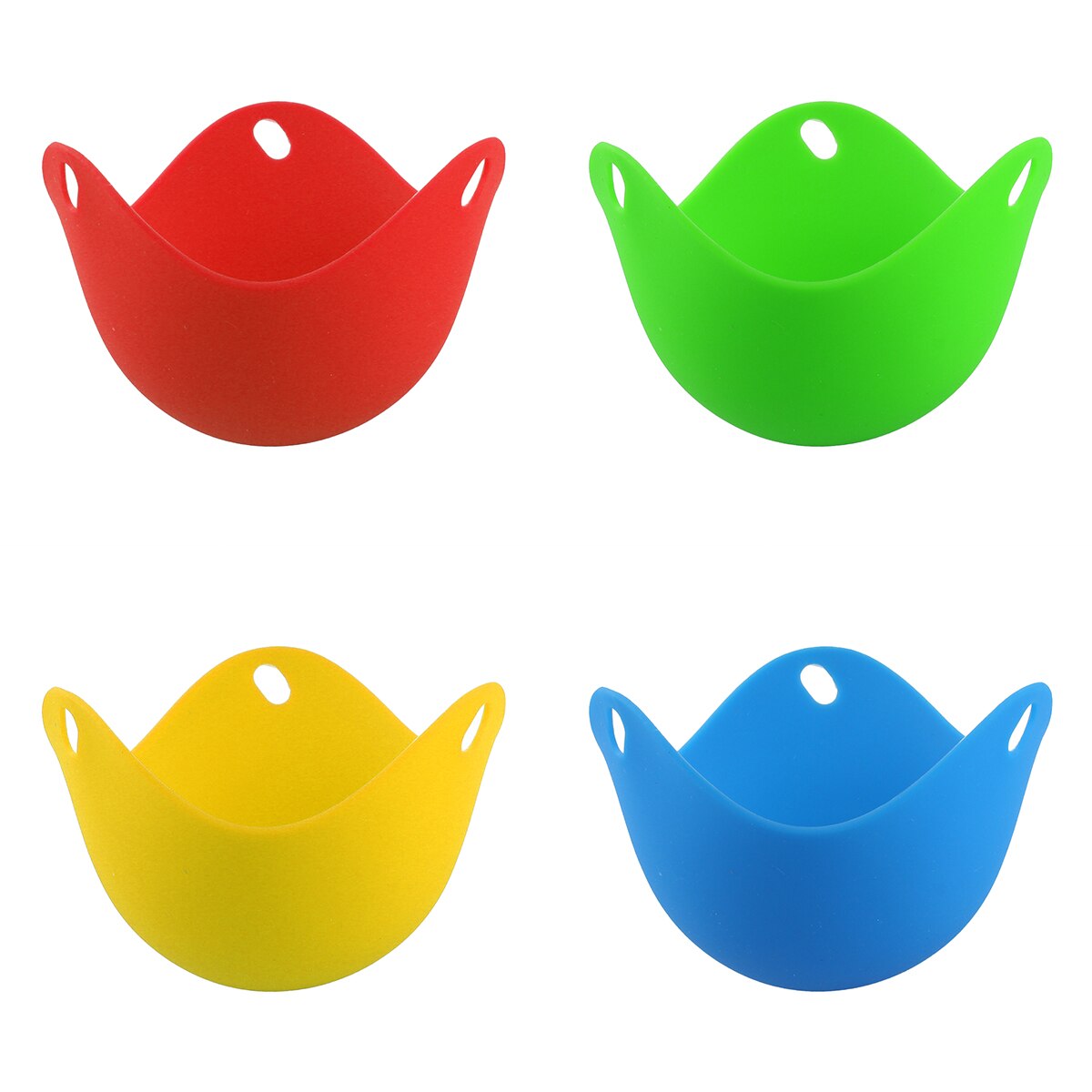 1Piece High Temperature Silicone Egg Steamer Boiler Warm Silicon Gel Egg Cooker Holder Egg Tool Kitchen Accesorios