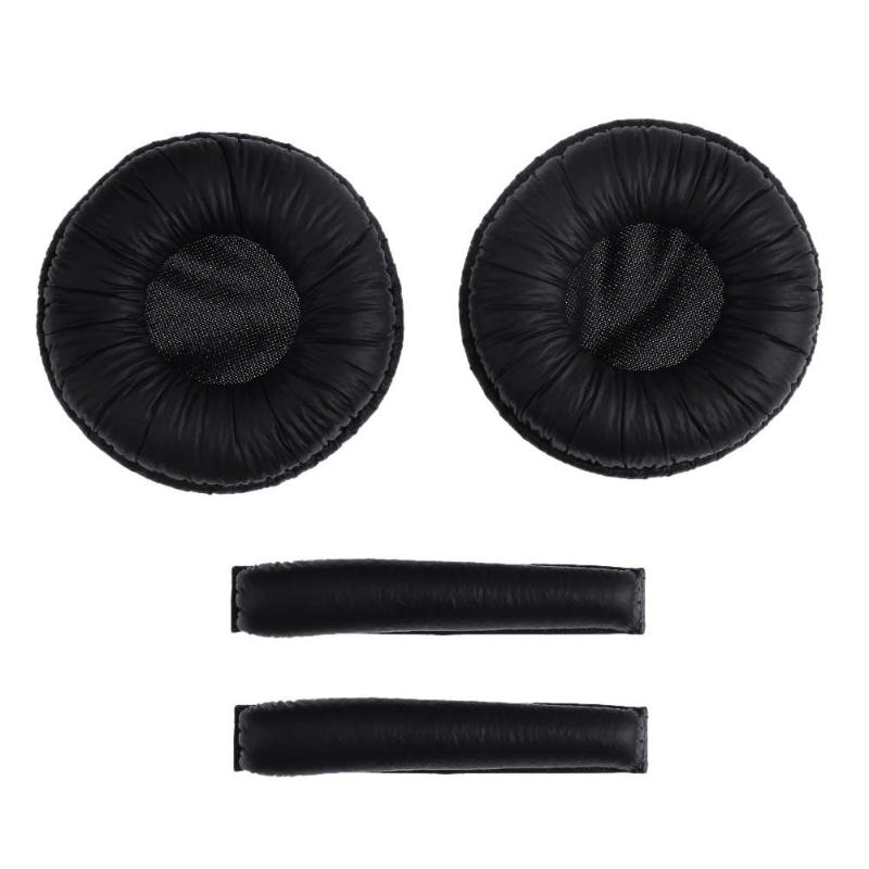 Brand Verkoop 1 Paar Vervanging Oortelefoon Ear Pads/Hoofdband Kussens Voor Sennheiser PX100 PX200 Muziek/Game Hoofdtelefoon Accessoires: Black