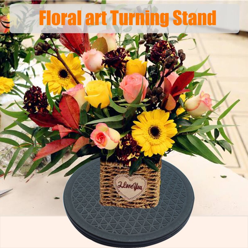 25 Cm Zwart Aardewerk Wiel Ronde Plastic Roterende Plaat Potter 'S Wiel Model Maken Platform Poterie Turn Tafel 10 Inch lazy Susan