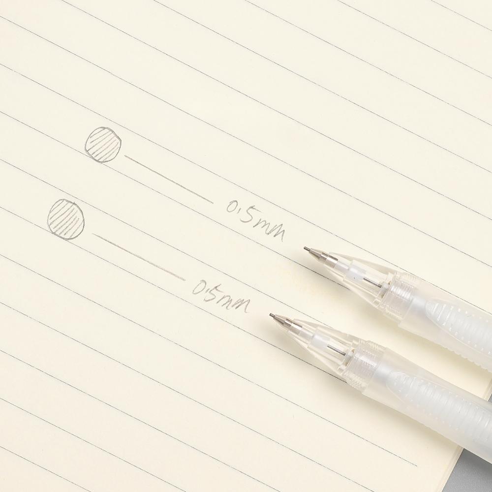 Simple Transparent Mechanical Pencil 0.5mm Random Color Drawing Mechanical Pencil Office Supplies