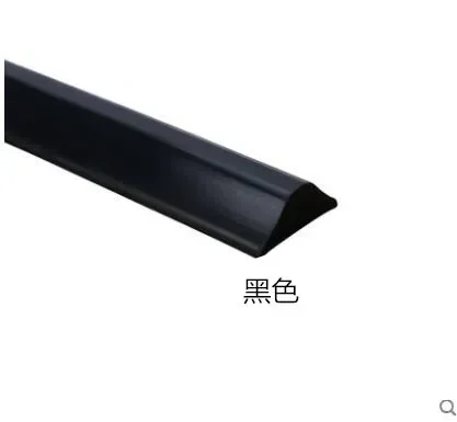 50 Cm-5 M Badkamer Water Stopper Water Partitie Droge En Natte Scheiding Overstromingsbarrière Rubber Dam Silicon water Blocker Glijdt Niet: Black / 76Mm