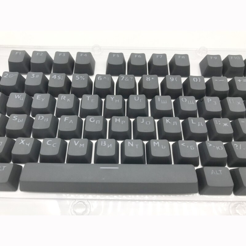 104 Keys Russian Backlit PBT Keycap OEM Profile Double Shot Backlight Keycaps R9CB