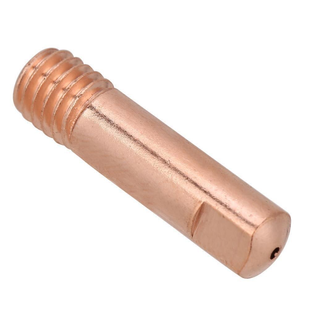 20 st/set mig svetsmunstycke kontaktspetsar gas diffusor anslutningshållare brännarkontakt halvautomatiskt svetsmunstycke 0.8/1/1.2mm