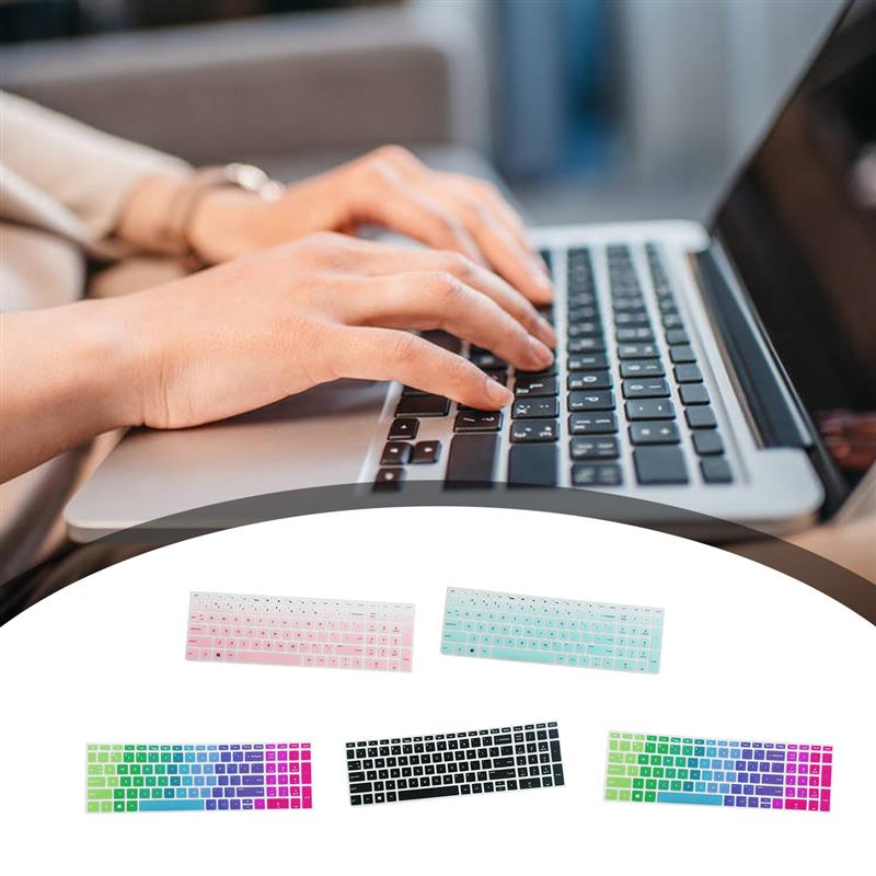 Keyboard Stickers Skin Suitable for HP 15.6-inch keyboard protective film, waterproof silicone keyboard protective cover