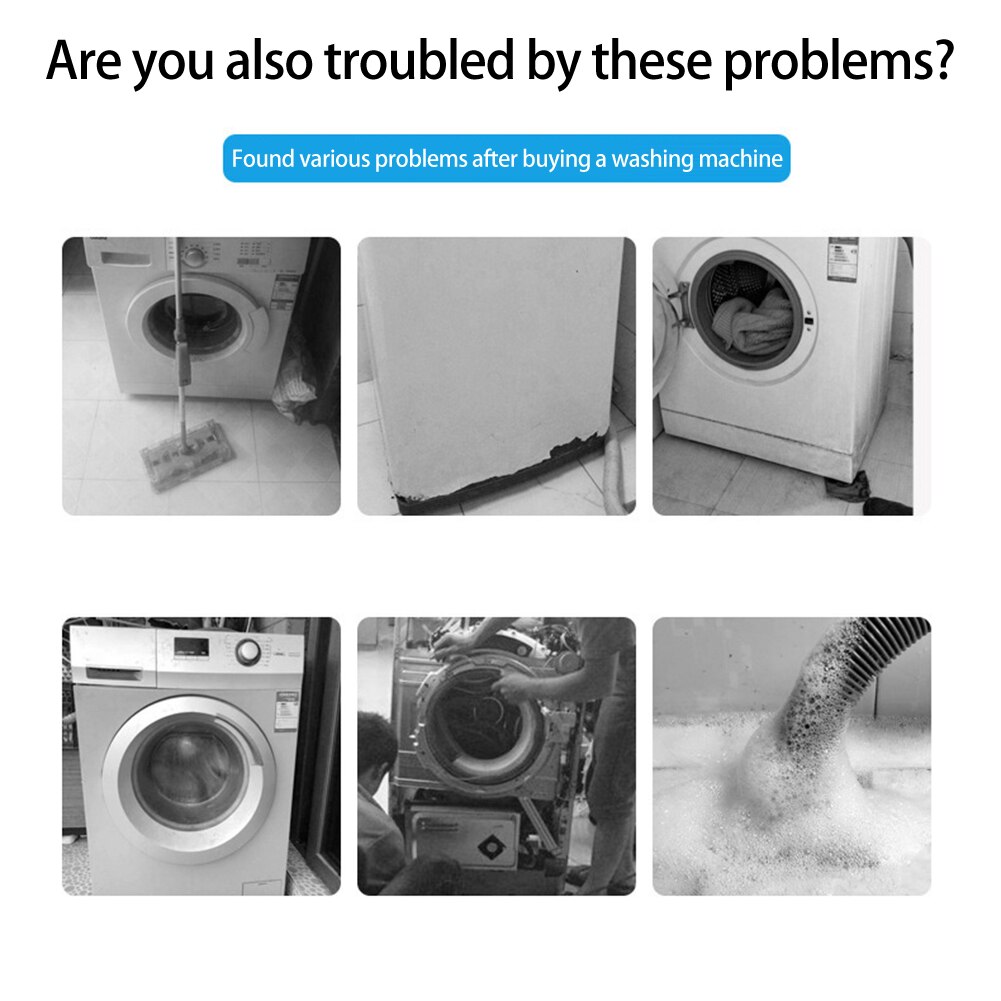 4Pcs/set Anti Vibration Feet Pads Rubber Legs Anti-Vibration Pad Dryer Refrigerator Base Fixed Non-Slip Pad