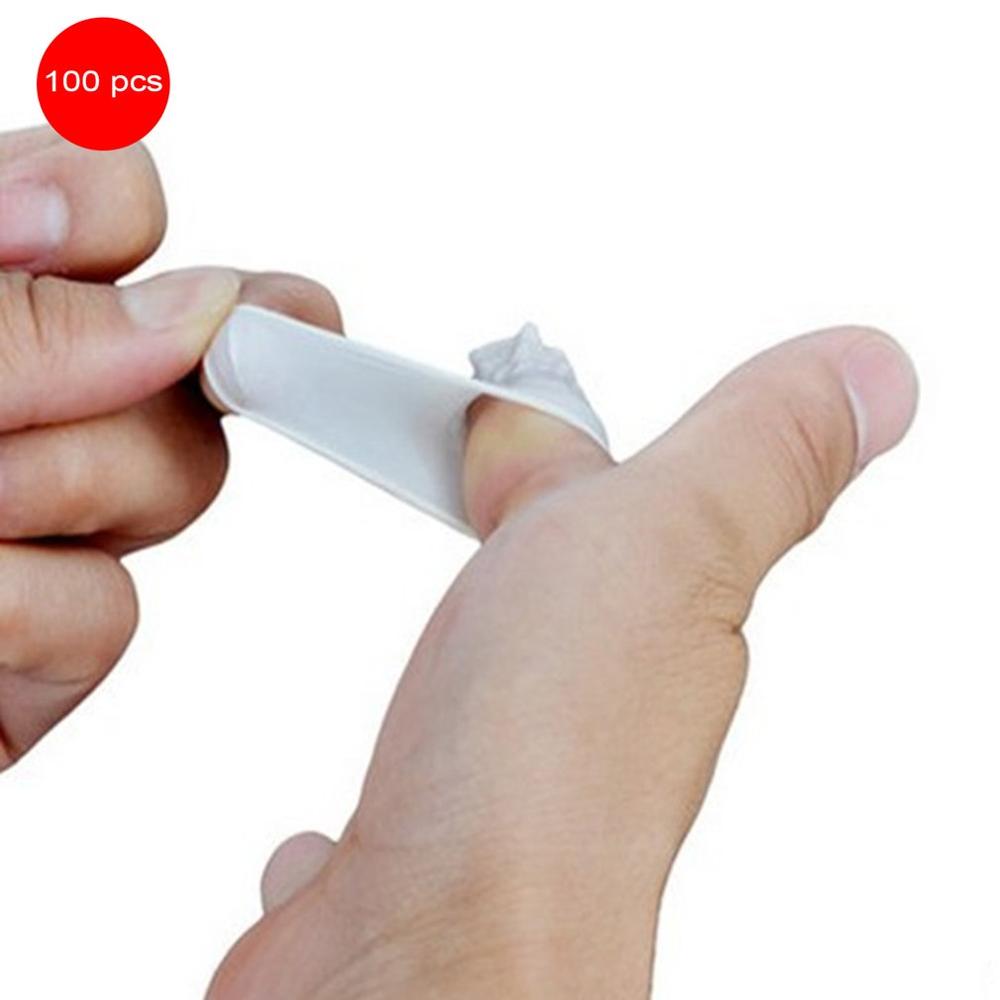 100 stk antistatisk finger ærme engangs forlængelse handske værktøj naturlig latex holdbar praktisk skridsikker beskyttende