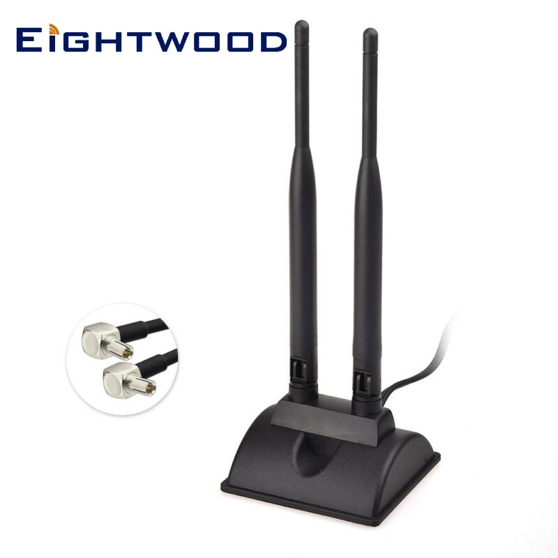 Eightwood netgear nighthawk  m1 mr 1100 dual 4g lte  ts9 manlig omni inomhus signal booster antenn antenn
