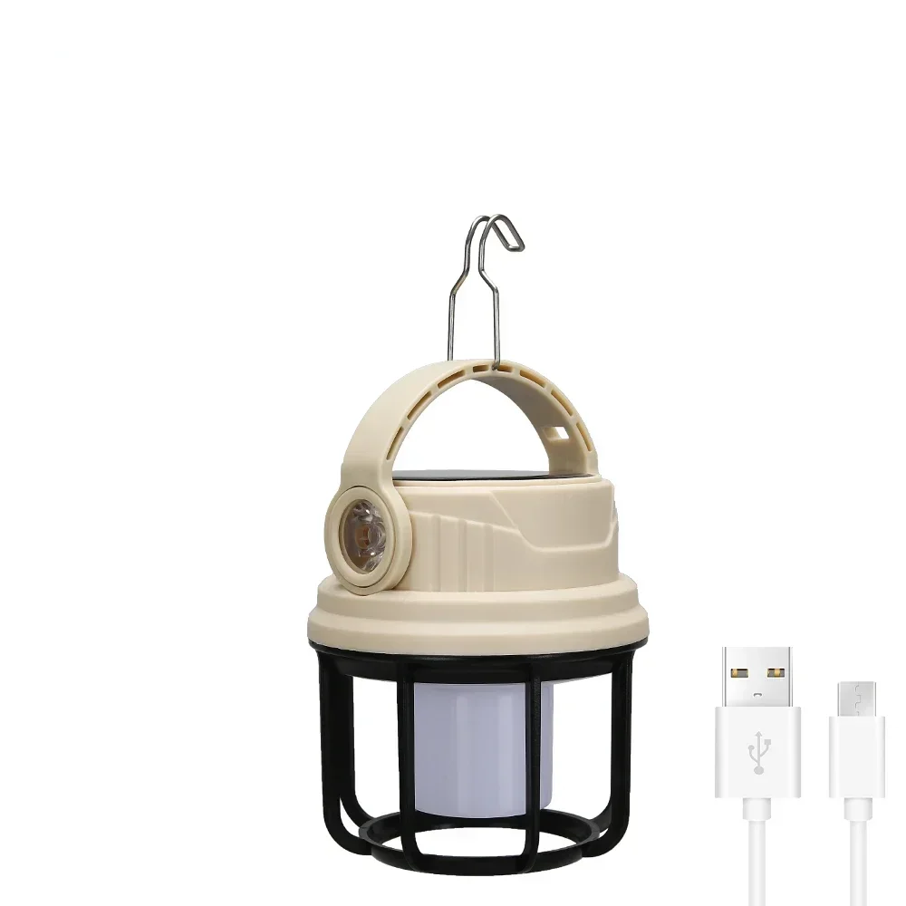 Baldr tehokkaat ladattavat usb-retkeilyvalot sisäänrakennetulla akulla ulkokäyttöön tarkoitettu retkeilygrilli teltat riippuva lyhty hätävaravirtalähde: 5w