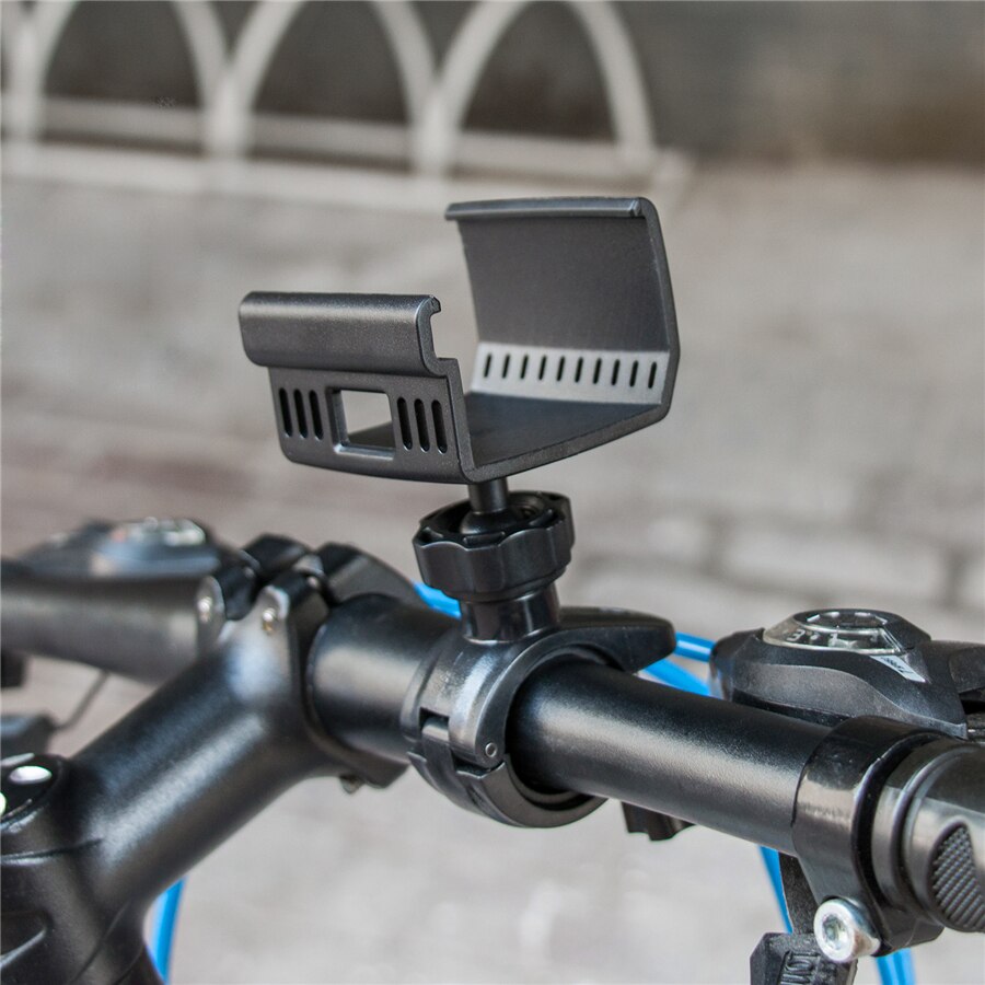 Cykelholder monteringsbeslag til dji mavic pro / mavic air transmitter fjernbetjening kugleled 360 graders drejelig på cykel