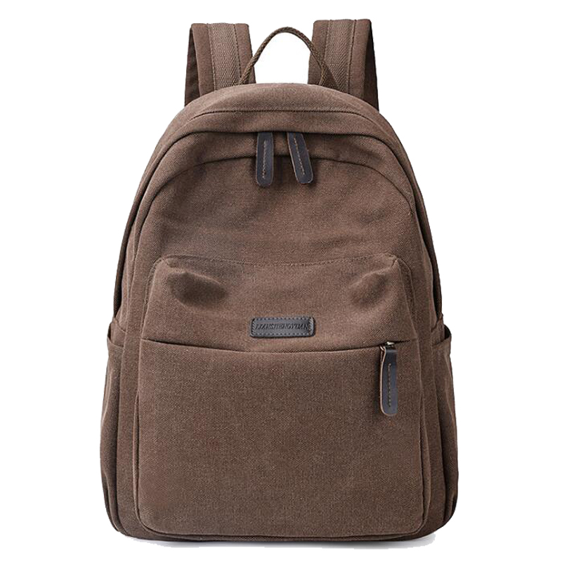 Chuwanglin Vintage Canvas Rugzak Vrouwen Casual Schooltassen Licht Tienermeisjes Rugzak Mochilas Mujer Kleine Tas F86029: brown