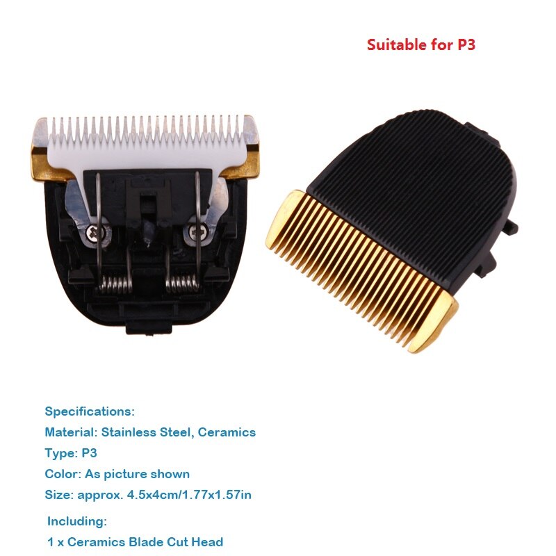 Pet Hair Trimmer Set Electrical Dog Hair Trimmer USB Charging Pet Hair Clipper Rechargeable Low-noise Pet Hair Clip: P3