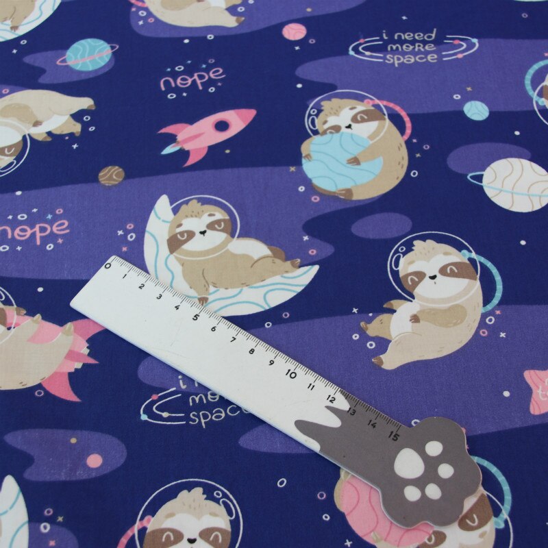 Tissu en coton de dessin animé pour enfants, patchwork en coton, matériel de couture et de matelassage pour bébés et enfants: Vert / 100 x 160cm