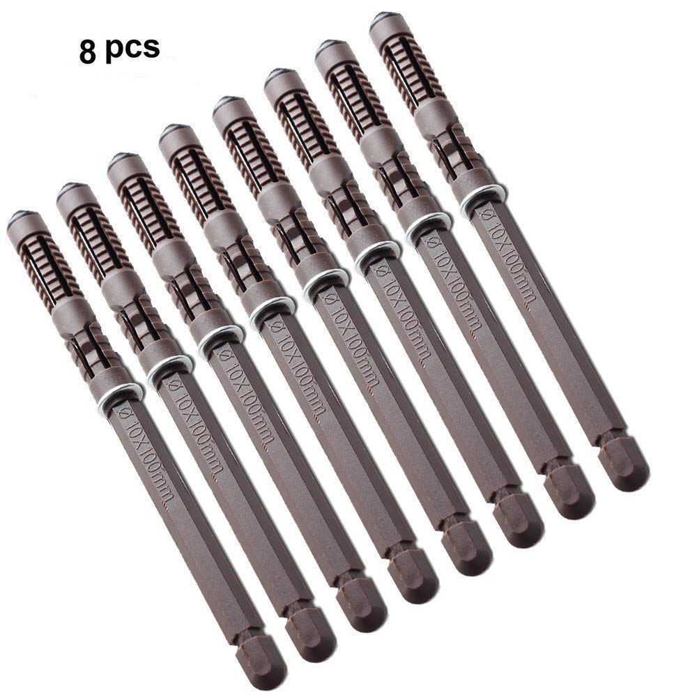 Floating Shelf Brackets -10 Pack Heavy Duty Wood Invisible Shelf Brackets DIY Adjustable Hardware Blind Supports Shelves 120 L