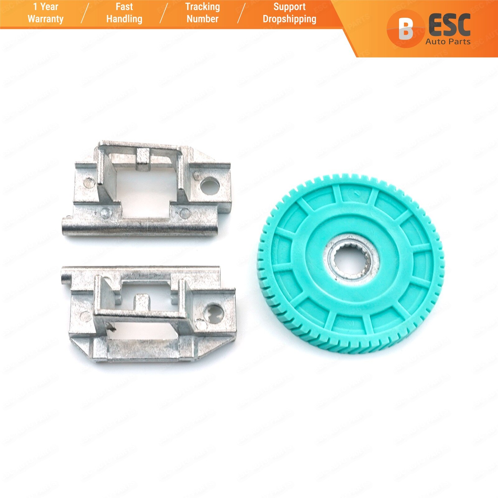 ESC – pièces automobiles pour Peugeot 206, curseur de toit ouvrant, supports gauche et droit et engrenage de moteur, depuis la turquie, esr8 + ESR27