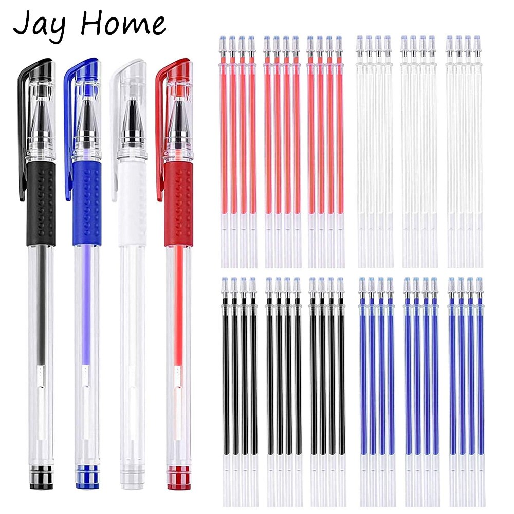 4Pcs Warmte Uitwisbare Pennen Voor Stof Met 16 Vullingen Stof Markeerstiften Stof Markers Voor Quilten Naaien Dressmaking Craft