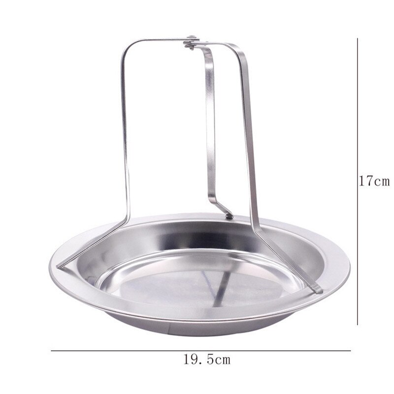 Grille de rôtissoire verticale de poulet de dinde de volaille d'acier inoxydable avec la rôtissoire pour le four ou le Barbecue PAK55