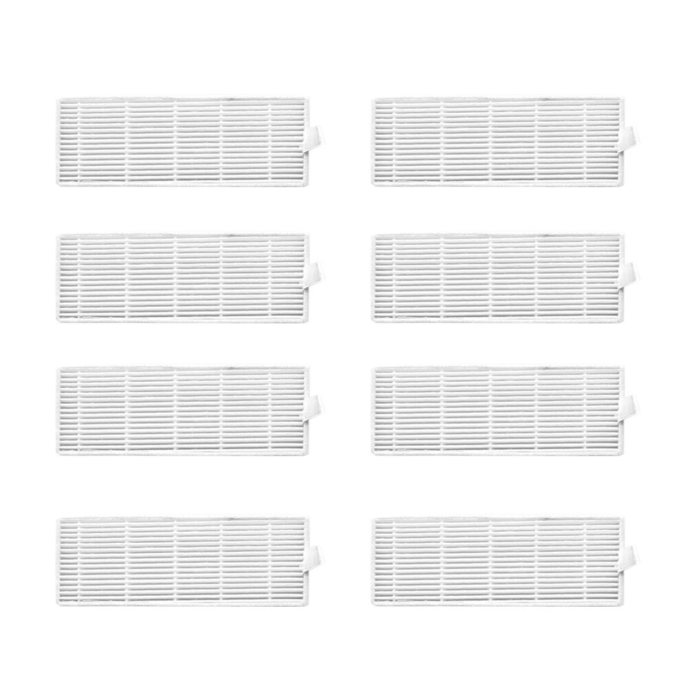 Robot aspirador con filtro HEPA para Conga 1290, serie 1390, piezas de robot aspirador: 8pcs