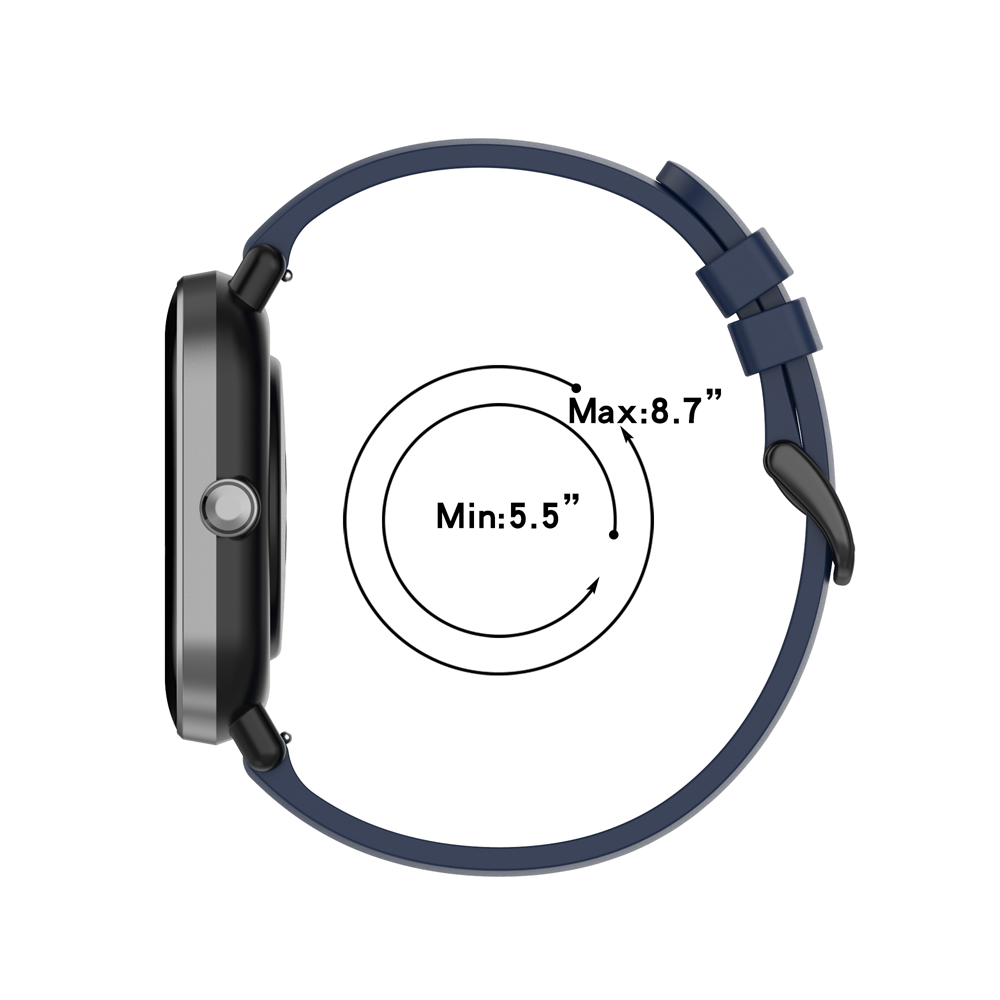 Cinturino per orologio in silicone da 22 mm per Xiaomi mi guarda colore 2 Cinturino sportivo per Xiaomi guarda S1 attivo/Mi guarda colore gli sport Correa