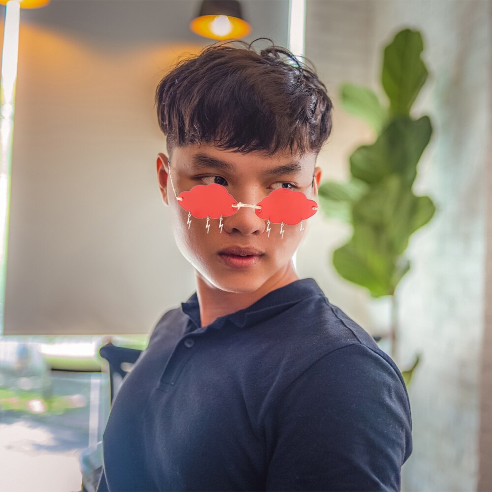 1 Paar Partij Cloud Bril Zonnebril Stijlvolle Bril Voor: Default Title