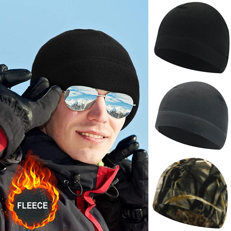 Casquette polaire chaude pour homme, couvre-chef coupe-vent, pour Sports de plein air, ski, cyclisme, moto, hiver