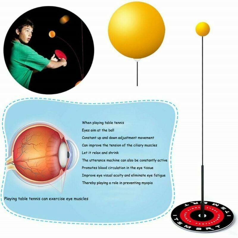 Table Tennis Ping Pong Training Robot Fixed Rapid Rebound Trainer Equipment Exercise Eyesight