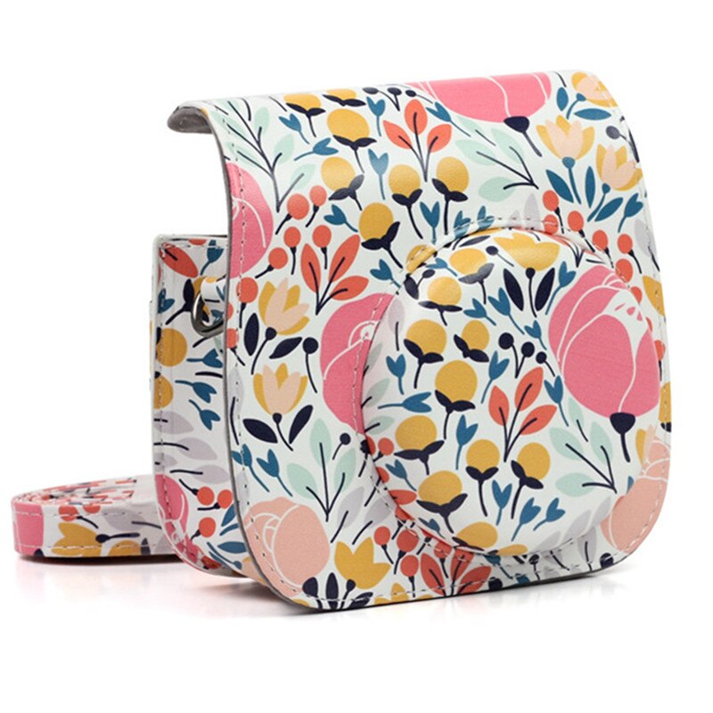 Voor Fujifilm Instax Mini 8 9 Camera Protector Canvas Pouch Instant Film Camera Accessoires, Schouderriem Camera Tas