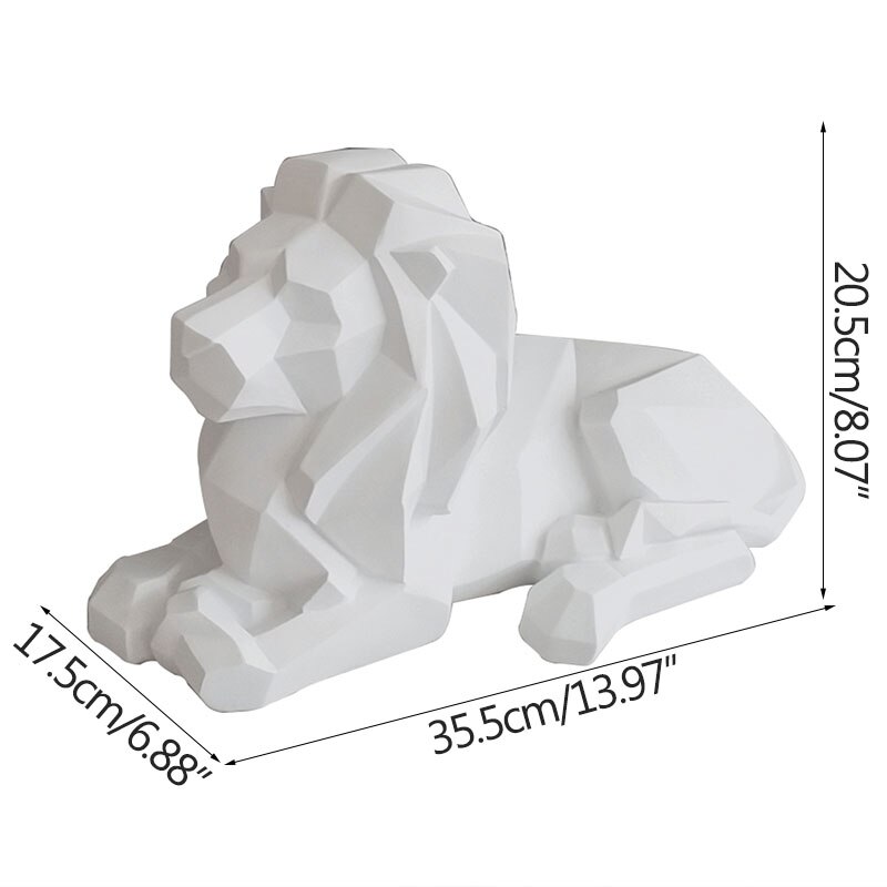 Stongwell nordisk origami hest abstrakt skulptur moderne enkelhed harpiks geometrisk dyrehåndværk boligdekoration ornamenter