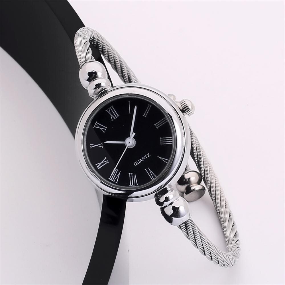 Waches Women Quartz Stainless Steel Glass Life Waterproof Distinguished relojes para mujer zegarki damskie montres femmes: A