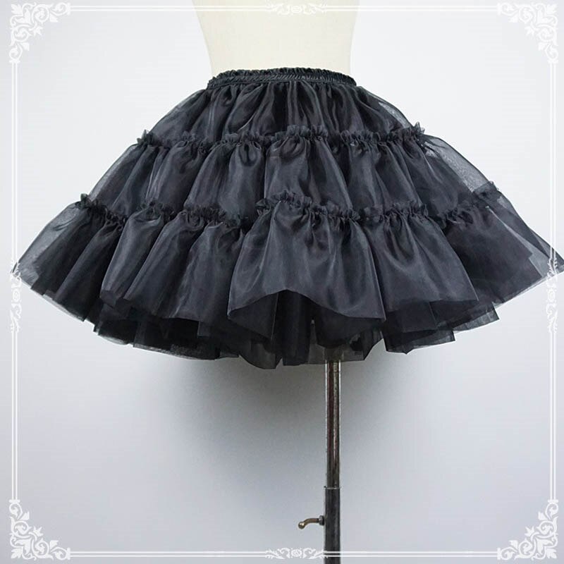 Lolita robe Style japonais doux Kawaii filles croix gothique dentelle cour princesse Cosplay Halloween fête femmes victorienne: Color 5 Skirts / Taille unique