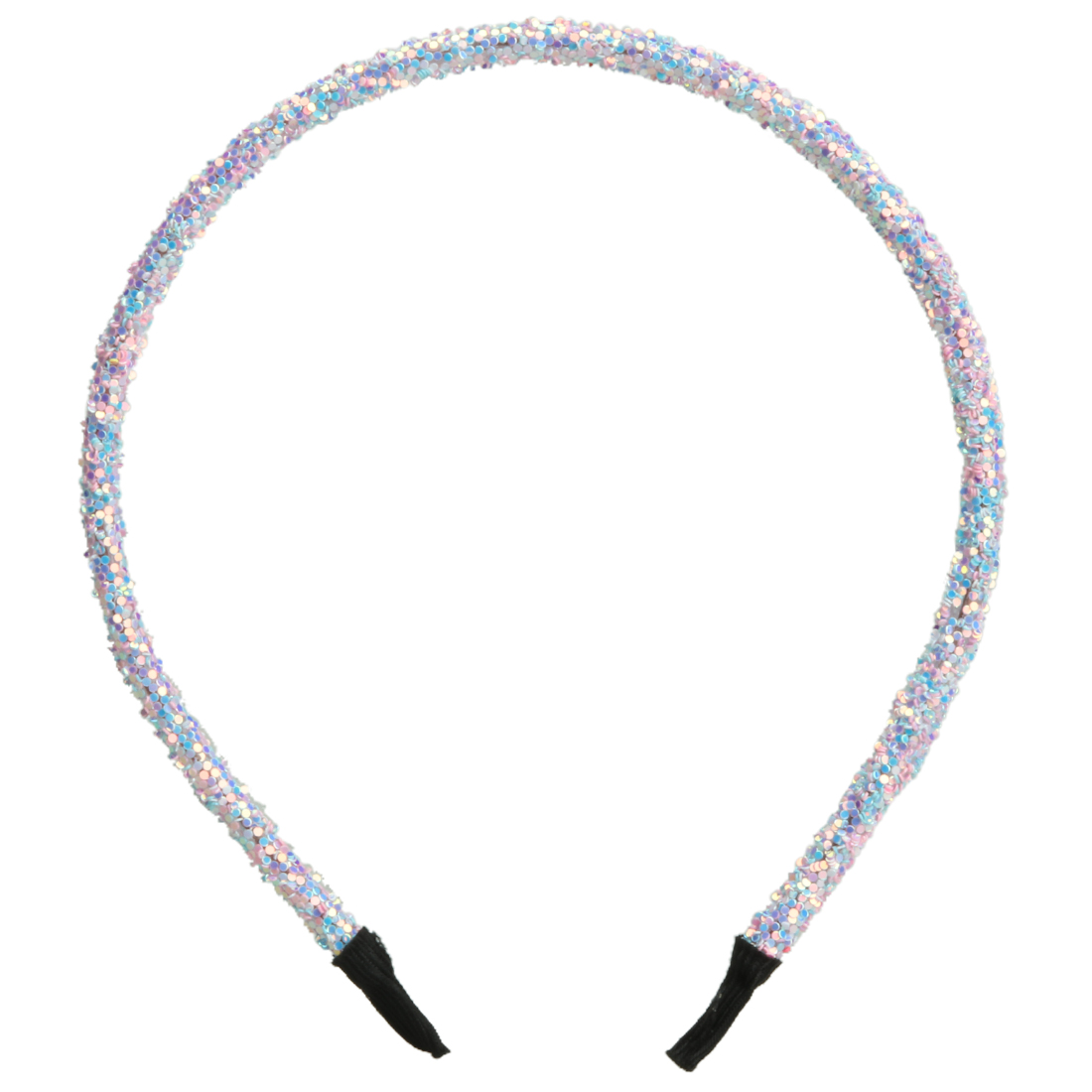 1PC Leuke Meisjes Hoofdbanden Glitter Regenboog Haarbanden Sparkly Haarbanden Kids Kinderen Party Decoratie Haaraccessoires: Donkergrijs