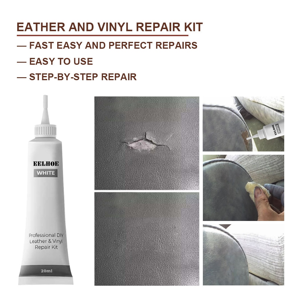 Læder vinyl reparation creme bilsæde reparation læder restaurant reparatør sofafrakker huller ridse lædermøbler reparationsværktøj